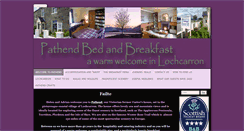 Desktop Screenshot of pathend-lochcarron.co.uk